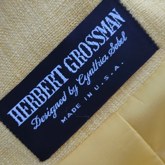 Vintage Herbert Grossman Designed by Cynthia Sobel (3) Button Skirt Set